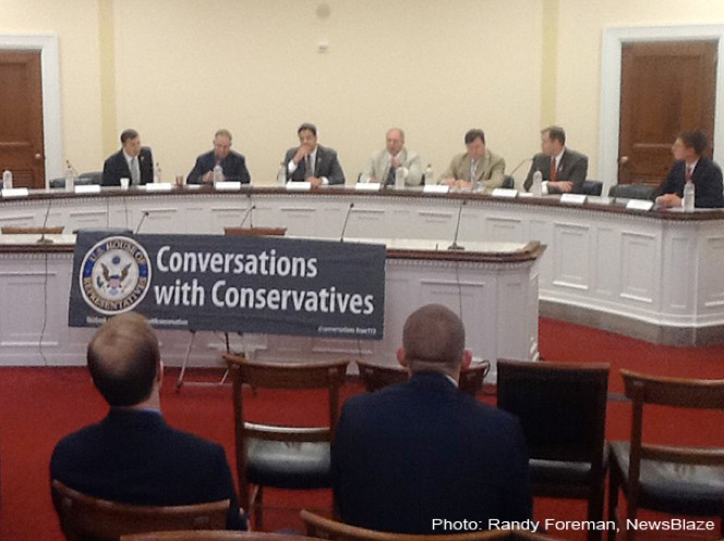 Congressmen Have Conversations With Conservatives